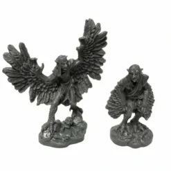 Tabletop Miniatures>Reaper Miniatures Harpies (2) #44162 Bones Black Unpainted Plastic Figures - Your Source for Gaming Essentials