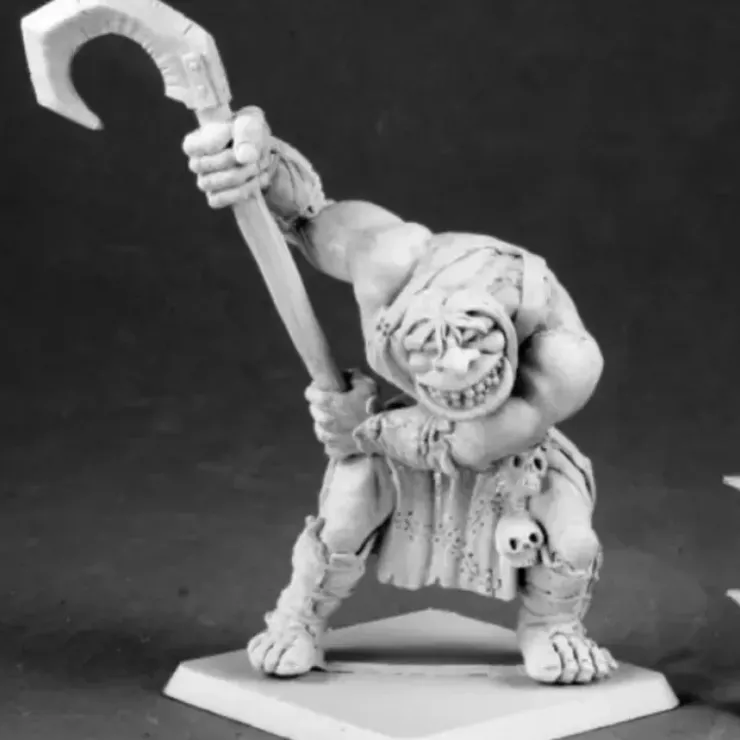 Tabletop Miniatures>Reaper Miniatures Hook Mountain Ogre #2 #60030 Pathfinder Miniatures Unpainted - Your Source for Gaming Essentials