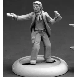 Tabletop Miniatures>Reaper Miniatures Huckster #59005 Savage Worlds Unpainted RPG D&D Mini Figure - Your Source for Gaming Essentials