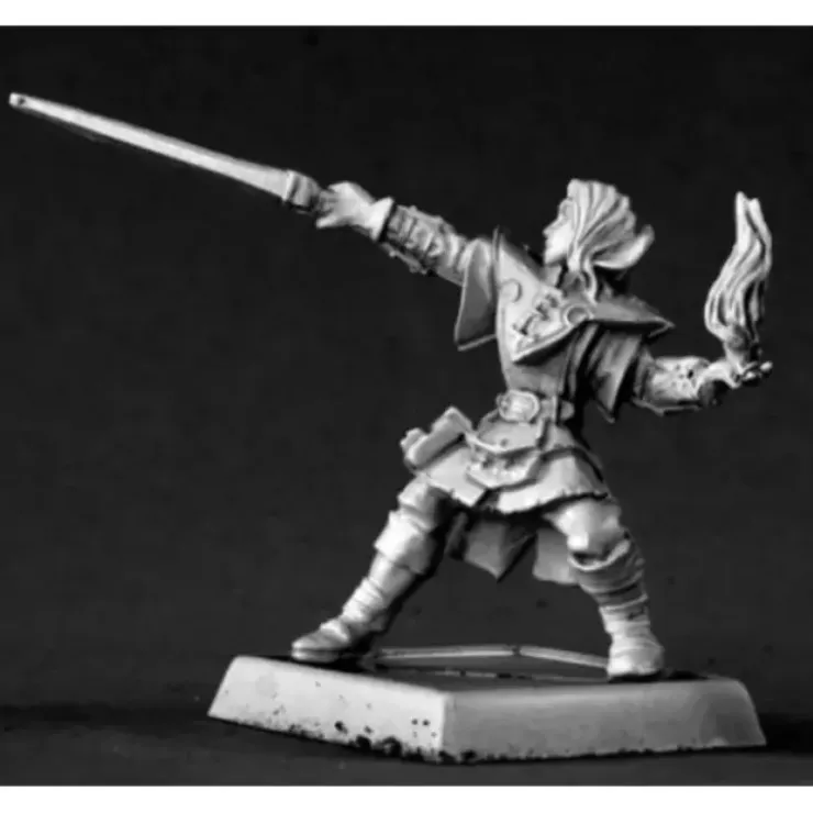 Tabletop Miniatures>Reaper Miniatures Ian, Ivy Crown Mage #14544 Crusaders Unpainted RPG Mini Figure - Your Source for Gaming Essentials