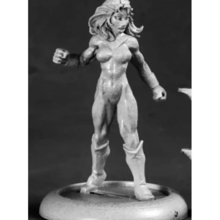 Tabletop Miniatures>Reaper Miniatures Incredible Woman #50212 Chronoscope Unpainted RPG D&D Figure - Your Source for Gaming Essentials