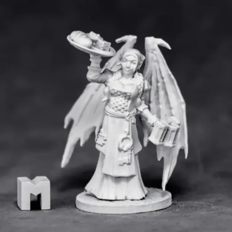 Tabletop Miniatures>Reaper Miniatures Innkeeper Sophie #03886 Unpainted Metal D&D RPG Mini Figure - Your Source for Gaming Essentials