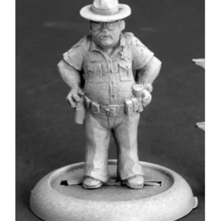 Tabletop Miniatures>Reaper Miniatures Joe Don Mitchell, Sheriff #50256 Chronoscope RPG Mini Figure - Your Source for Gaming Essentials