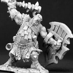 Tabletop Miniatures>Reaper Miniatures Kagunk, Ogre Boss #03162 Dark Heaven Legends Unpainted Metal - Your Source for Gaming Essentials