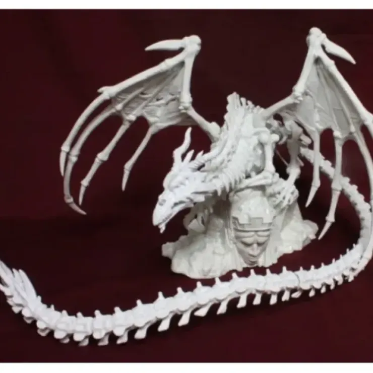 Tabletop Miniatures>Reaper Miniatures Kaladrax #77192 Bones Unpainted Plastic D&D RPG Mini Figure - Your Source for Gaming Essentials