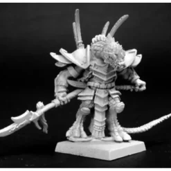 Tabletop Miniatures>Reaper Miniatures Khong-To, Reptus Warlord #14092 Reptus Unpainted RPG D&D Mini - Your Source for Gaming Essentials