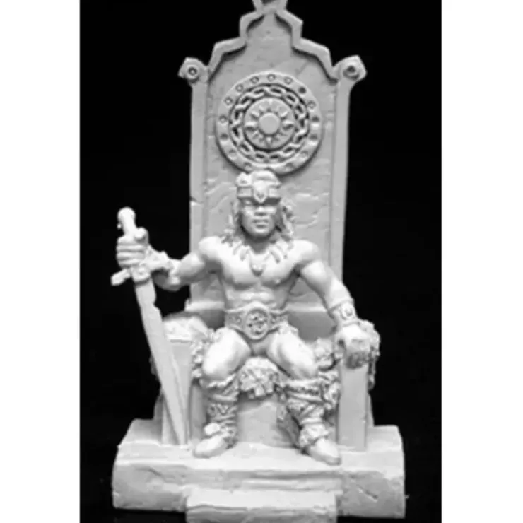 Tabletop Miniatures>Reaper Miniatures King Angus Stormhand #02082 Dark Heaven Unpainted Metal - Your Source for Gaming Essentials