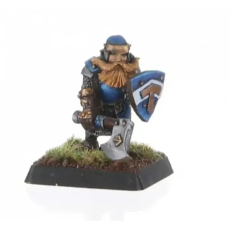 Tabletop Miniatures>Reaper Miniatures Kolbar, Dwarf Warrior #14656 Unpainted Metal Warlord Mini Figure - Your Source for Gaming Essentials