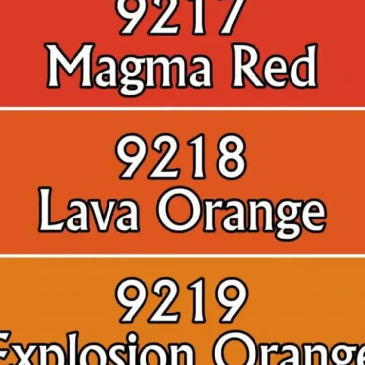 Tabletop Miniatures>Reaper Miniatures Lava Colors #09773 Master Series Triads 3 Pack .5oz Paint - Your Source for Gaming Essentials
