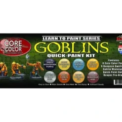 Tabletop Miniatures>Reaper Miniatures Learn to Paint Goblins #09914 Quick-Paint Kit - Your Source for Gaming Essentials