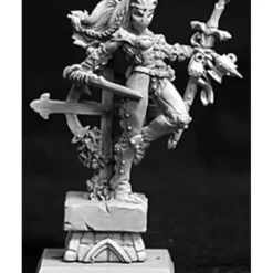 Tabletop Miniatures>Reaper Miniatures Lola, Overlords Hero #14020 Overlords Unpainted RPG D&D Mini - Your Source for Gaming Essentials