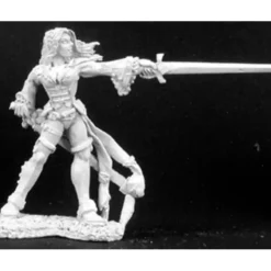 Tabletop Miniatures>Reaper Miniatures Lonnia, Female Duelist #02981 Dark Heaven Unpainted Metal - Your Source for Gaming Essentials