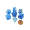 Dice>Reaper Miniatures Lucky Pizza Dungeon Dice - Gem Blue - Your Source for Gaming Essentials