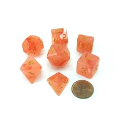 Dice>Reaper Miniatures Lucky Pizza Dungeon Dice - Gem Red - Your Source for Gaming Essentials