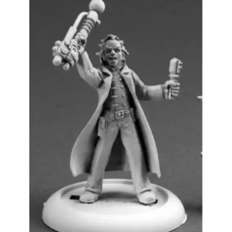 Tabletop Miniatures>Reaper Miniatures Mad Scientist (Male) #59014 Savage Worlds Unpainted D&D Mini - Your Source for Gaming Essentials
