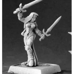 Tabletop Miniatures>Reaper Miniatures Majeda, Battle Nun #14543 Crusaders Unpainted RPG Mini Figure - Your Source for Gaming Essentials