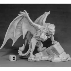 Tabletop Miniatures>Reaper Miniatures Manticore #77577 Bones Unpainted Plastic RPG D&D Mini Figure - Your Source for Gaming Essentials