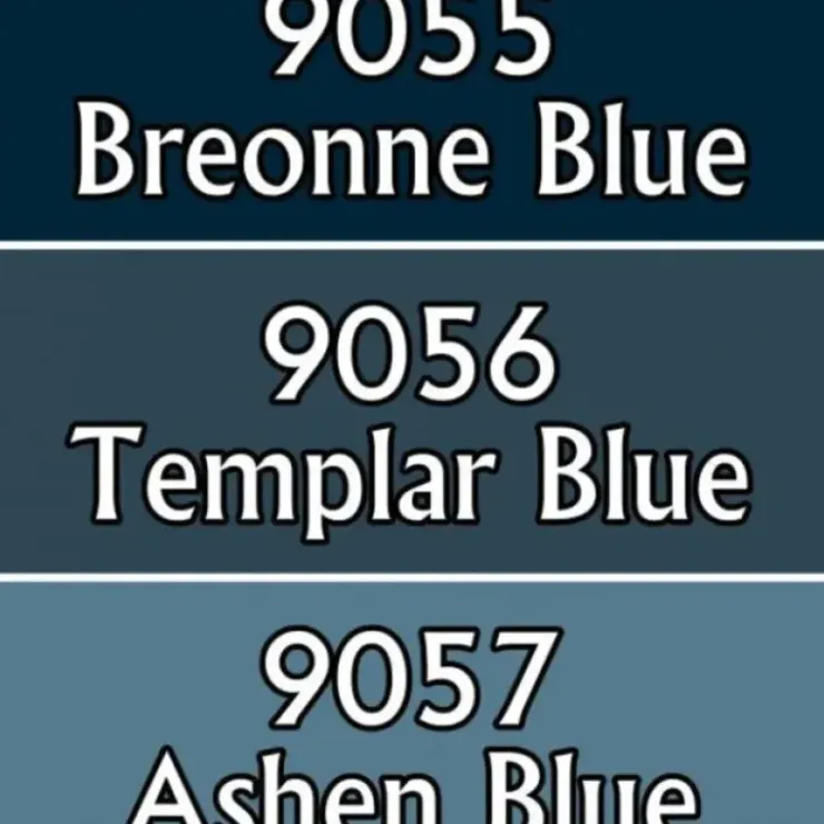 Tabletop Miniatures>Reaper Miniatures Martial Blues #09719 Master Series Triads 3 Pack .5oz Paint - Your Source for Gaming Essentials