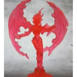 Tabletop Miniatures>Reaper Miniatures Medium Fire Elemental #77083 Bones Unpainted Plastic Figure - Your Source for Gaming Essentials
