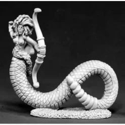 Tabletop Miniatures>Reaper Miniatures Medusa #02354 Dark Heaven Legends Unpainted Metal RPG Figure - Your Source for Gaming Essentials