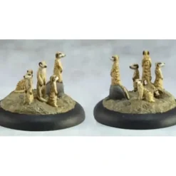 Tabletop Miniatures>Reaper Miniatures Meerkat Familairs (12 Pcs) #03713 Dark Heaven Unpainted Metal - Your Source for Gaming Essentials