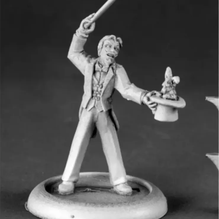 Tabletop Miniatures>Reaper Miniatures Merlock The Magnificent #50124 Chronoscope D&D RPG Mini Figure - Your Source for Gaming Essentials