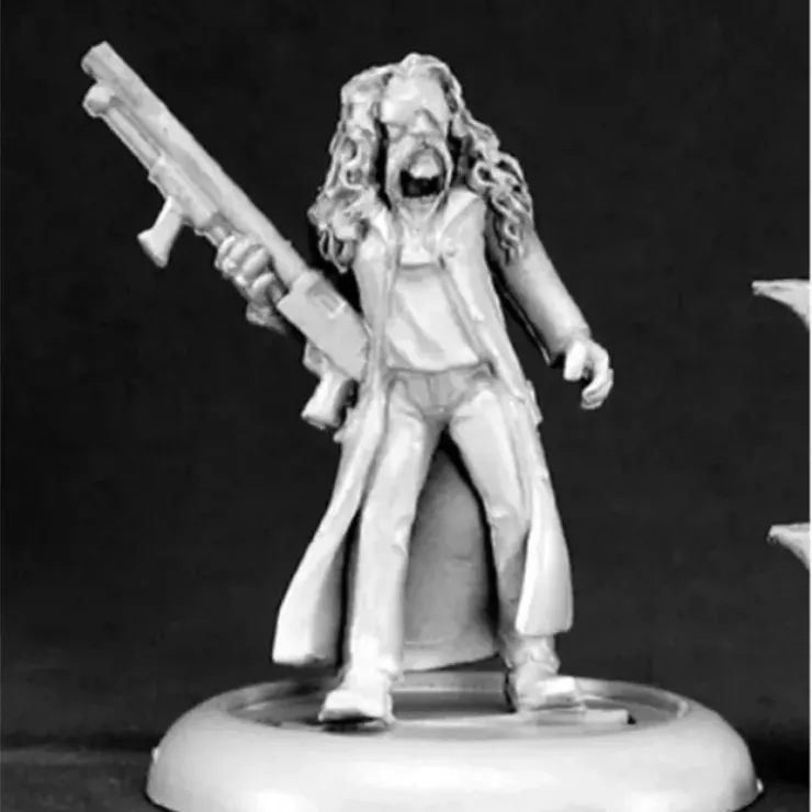 Tabletop Miniatures>Reaper Miniatures Mike Noe, Biker Boss #50047 Chronoscope D&D RPG Mini Figure - Your Source for Gaming Essentials