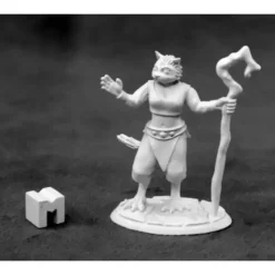 Reaper Miniatures Mistveil, Catfolk Sorceress #03927 Dark Heaven Metal Figure - Your Source for Gaming Essentials* Tabletop Miniatures