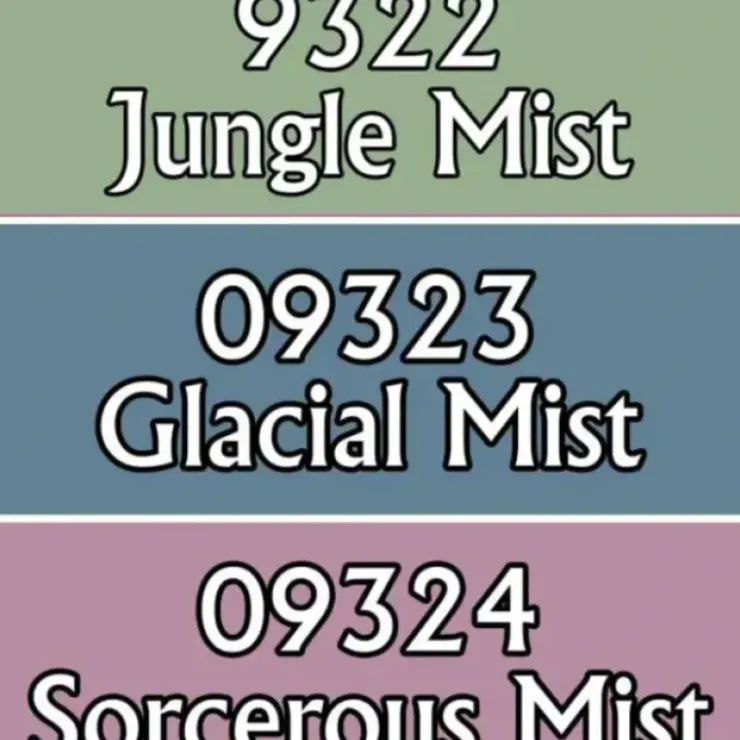 Tabletop Miniatures>Reaper Miniatures Misty Colors #09812 Master Series Triads 3 Pack .5oz Paint - Your Source for Gaming Essentials