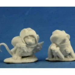 Tabletop Miniatures>Reaper Miniatures Mousling Thief and Assassin #77287 Bones Unpainted Figure - Your Source for Gaming Essentials