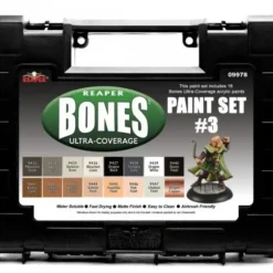 Tabletop Miniatures>Reaper Miniatures #09978 MSP Bones Ultra-Coverage Paint Set #3 - 16 Bottles - Your Source for Gaming Essentials