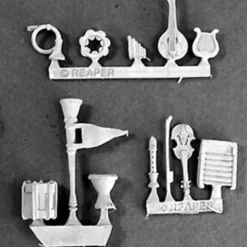 Tabletop Miniatures>Reaper Miniatures Musical Instruments 12 Pcs #03032 Dark Heaven Unpainted Metal - Your Source for Gaming Essentials