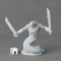 Tabletop Miniatures>Reaper Miniatures Nagendra Captain#03887 Dark Heaven Unpainted Metal Mini - Your Source for Gaming Essentials