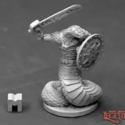 Tabletop Miniatures>Reaper Miniatures Nagendra Warrior (Sword & Shield) 03896 Unpainted Metal Figure - Your Source for Gaming Essentials