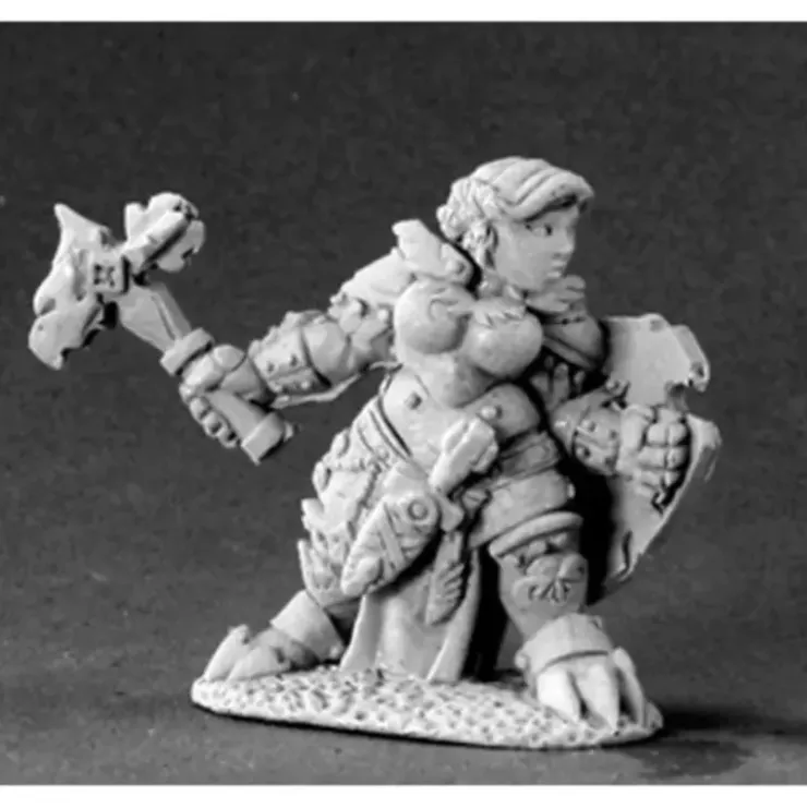 Reaper Miniatures Nalila Goldhammer, Female Dwarf Paladin #03413 Dark Heaven - Your Source for Gaming Essentials* Tabletop Miniatures