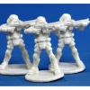 Tabletop Miniatures>Reaper Miniatures Nova Corp:Guard (3) #80011 Bones Unpainted Plastic Mini Figure - Your Source for Gaming Essentials