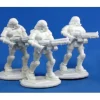 Tabletop Miniatures>Reaper Miniatures Nova Corp: Rifleman (3) #80015 Chronoscope Bones Figure - Your Source for Gaming Essentials