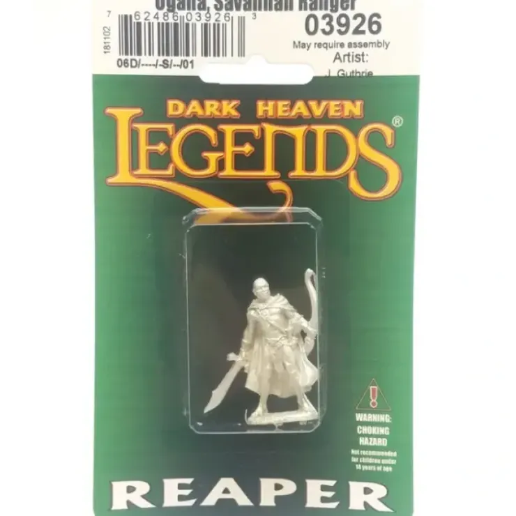 Tabletop Miniatures>Reaper Miniatures Ogana #03926 Dark Heaven Legends Unpainted Metal Mini Figure - Your Source for Gaming Essentials