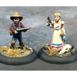 Tabletop Miniatures>Reaper Miniatures Old West Kids (2) #50334 Chronoscope Unpainted RPG Mini Figure - Your Source for Gaming Essentials