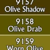 Tabletop Miniatures>Reaper Miniatures Olive Drabs #09753 Master Series Triads 3 Pack .5oz Paint - Your Source for Gaming Essentials