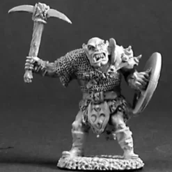 Tabletop Miniatures>Reaper Miniatures Orc Warrior #03219 Dark Heaven Legends Unpainted Metal Figure - Your Source for Gaming Essentials