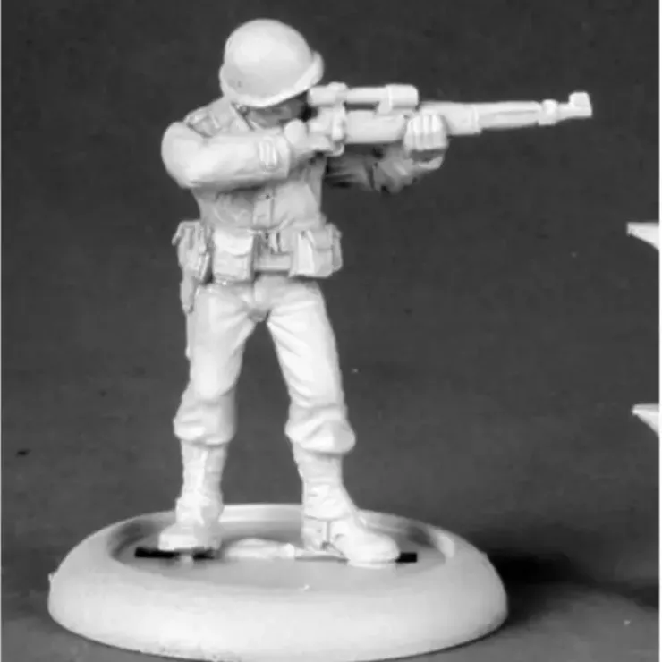 Tabletop Miniatures>Reaper Miniatures Pfc. Max Dansworth #50338 Chronoscope Unpainted Metal Figure - Your Source for Gaming Essentials