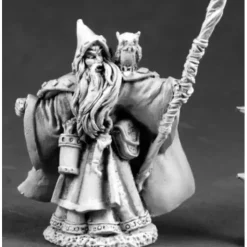 Tabletop Miniatures>Reaper Miniatures Qualanar, Human Wizard #03693 Dark Heaven Unpainted Metal - Your Source for Gaming Essentials