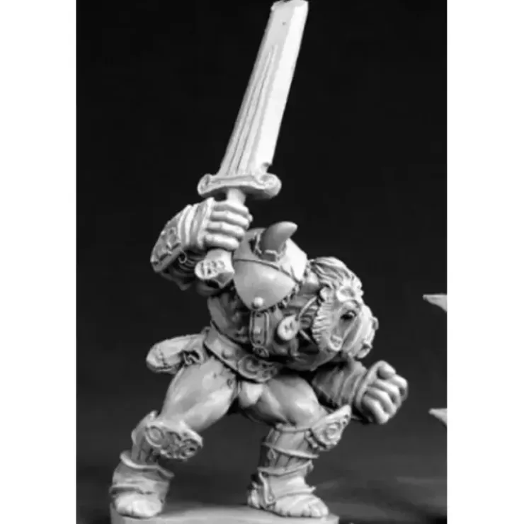 Tabletop Miniatures>Reaper Miniatures Raging Barbarian #03397 Dark Heaven Legends Unpainted Metal - Your Source for Gaming Essentials