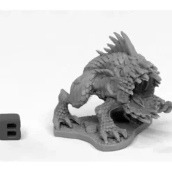 Tabletop Miniatures>Reaper Miniatures Razormouth #44026 Bones Black Plastic Unpainted Mini Figure - Your Source for Gaming Essentials