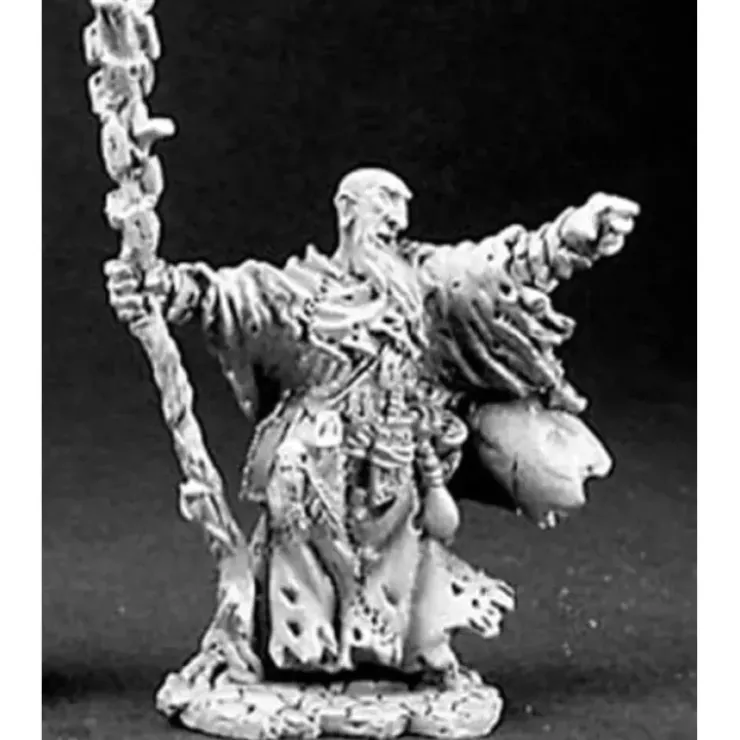Tabletop Miniatures>Reaper Miniatures Roshtan the Green Arch Druid 03179 Dark Heaven Unpainted Metal - Your Source for Gaming Essentials