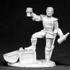 Tabletop Miniatures>Reaper Miniatures Rudiger Pirate Lord #2508 Dark Heaven Legends Unpainted Metal - Your Source for Gaming Essentials