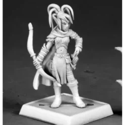Tabletop Miniatures>Reaper Miniatures Shalelu, Elf Ranger 60042 Pathfinder Miniatures Unpainted Mini - Your Source for Gaming Essentials