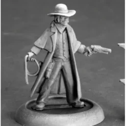 Tabletop Miniatures>Reaper Miniatures Sherm Whitlock, Cowboy #50265 Chronoscope D&D RPG Mini Figure - Your Source for Gaming Essentials