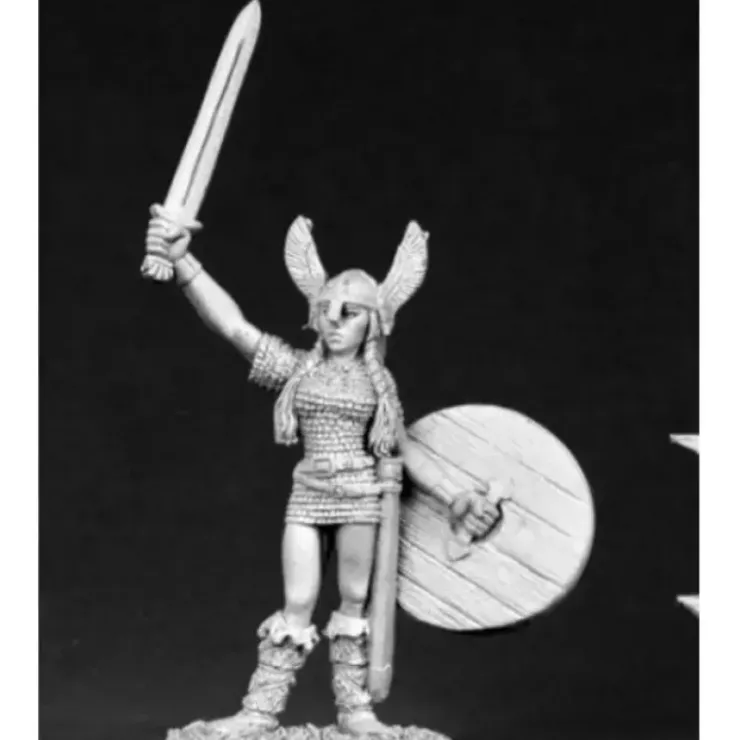 Tabletop Miniatures>Reaper Miniatures Sheya, Shield Maiden #02623 Dark Heaven Unpainted Metal - Your Source for Gaming Essentials